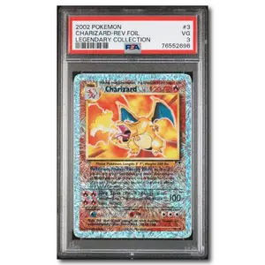 PSA 3 Charizard Legendary Collection Reverse Holo