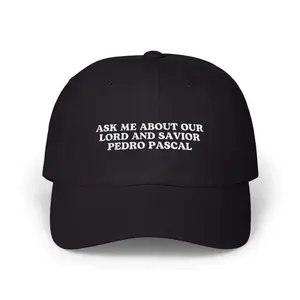 Vintage Embroidered Corduroy Pedro Pascal Hat, Movie Dad Hat, Funny Hat, Gifts for Geeks, Cool Mom Hat, Pedro Pascal Fan Gift