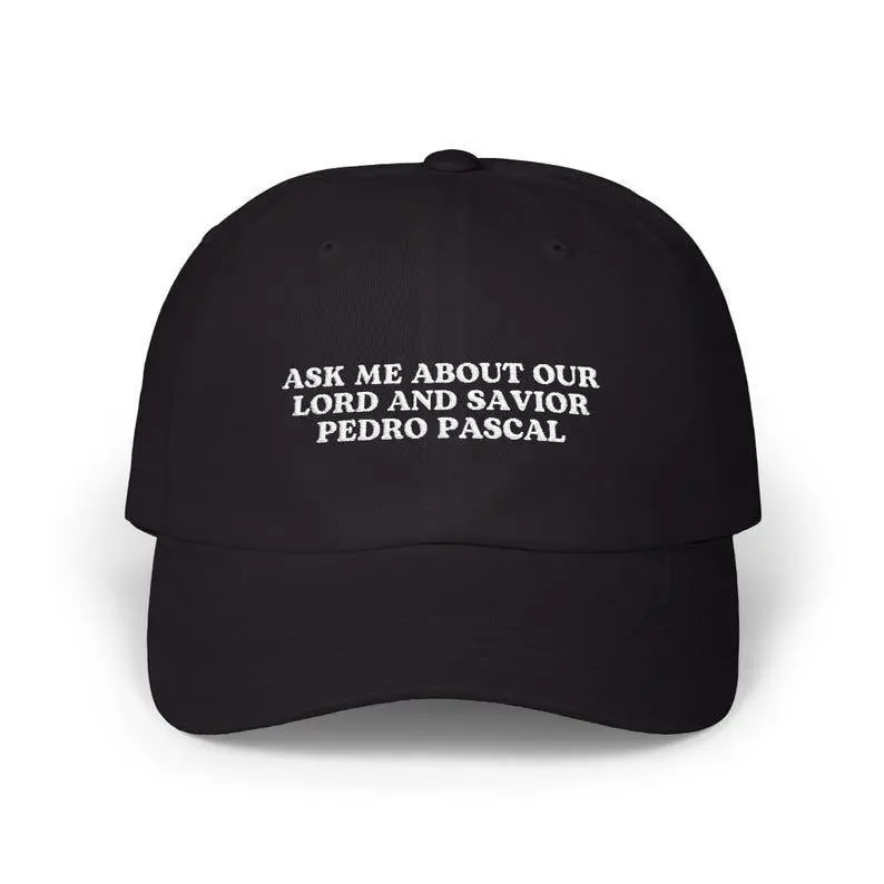 Vintage Embroidered Corduroy Pedro Pascal Hat, Movie Dad Hat, Funny Hat, Gifts for Geeks, Cool Mom Hat, Pedro Pascal Fan Gift
