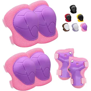 Knee Pads for Kids, Knee Pads and Elbow Pads Set Toddler 3-10 Years Protective Gear Set for Girls Boys with Wrist Guards for Skating Cycling Bike Rollerblading Scooter