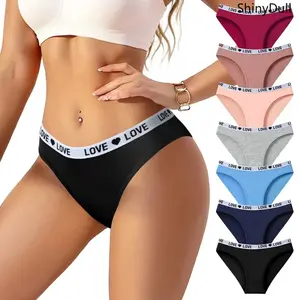 7 Pack Women's Seamless Panties - Mid Waist Full Coverage Cotton Underwear