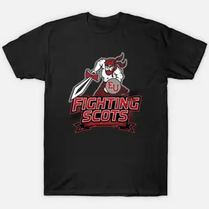 Warrior Fighting Scots EU Mascot Graphic T-Shirt C0Y