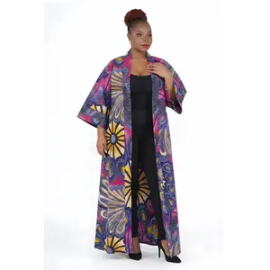 African-Inspired Long Kimono | Robe | Duster - Z
