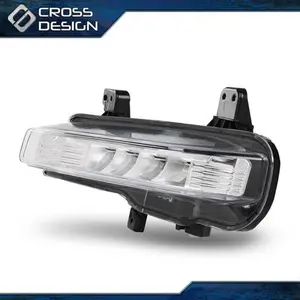 CROSSDESIGN LH Side LED Fog Light Lamp Fit For 2020-2024 Ford Explorer Left Driver
