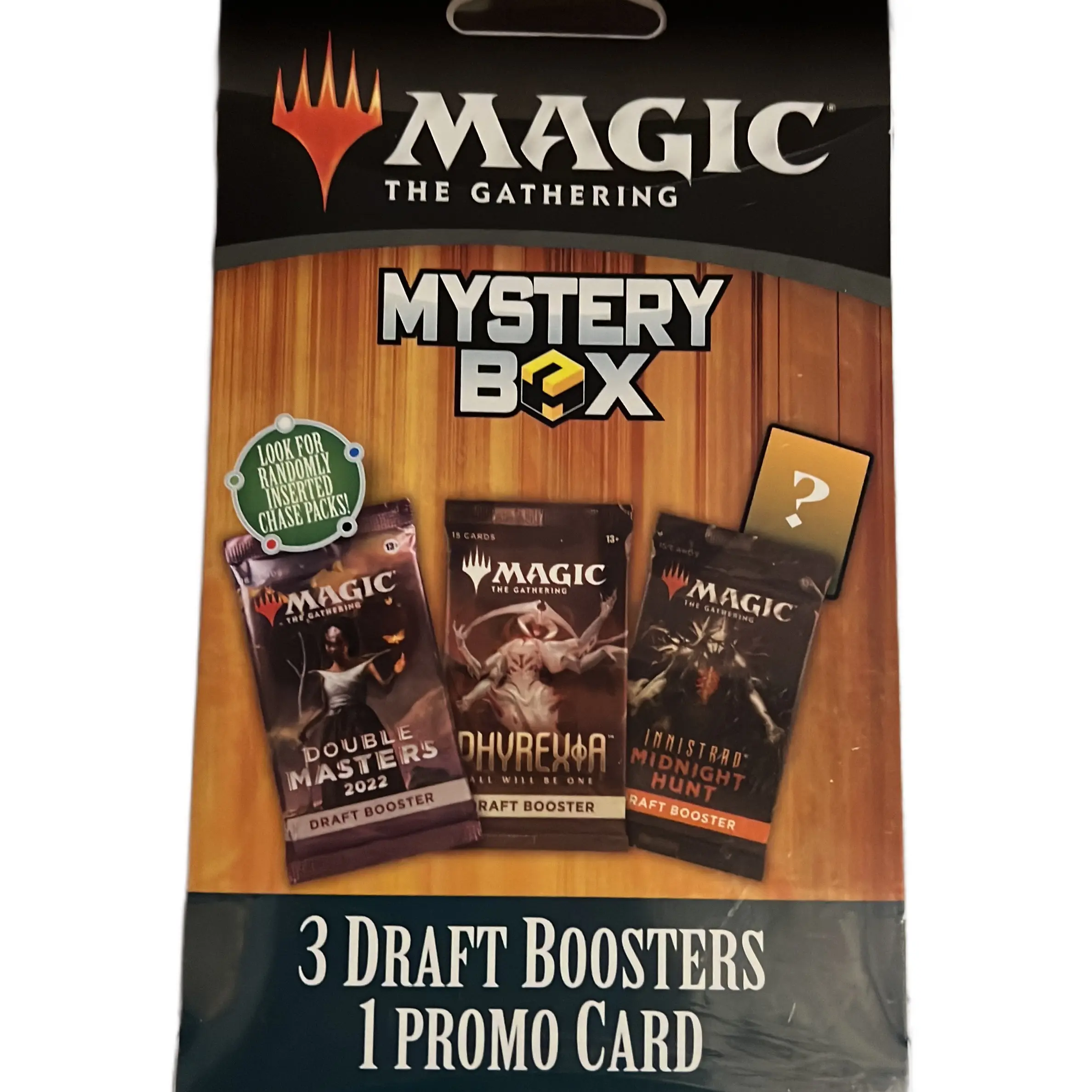 Magic The Gathering Mystery Box with 3 Draft Boosters and 1 Promo Card Box   Factory Sealed - TikTok Shop