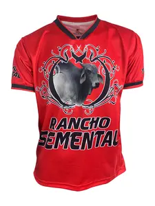 Camiseta Rancho Semental En Rojo