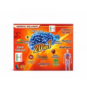 Hierro 20 en 1 vitaminado 10 botellas Dietary Supplement