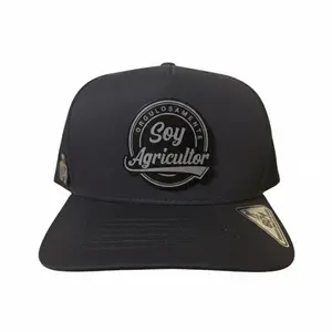 Soy Agricultor Black  Hat with Orgullosamente Logo and 804 Label for Farming Enthusiasts