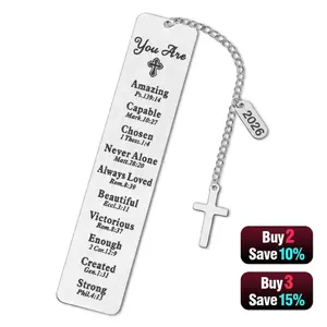 Baptism Gifts for Teen Girls And Boys First Communion Gifts, Inspirational Bible Verse Cross Bookmark, Religious Christian Confirmation Gifts, Catholic Faith Jewelry, Graduation Birthday Gift, Stocking Stuffers