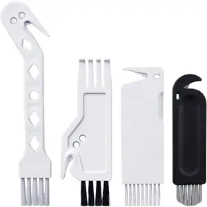 Household daily necessities 4 PCS Handheld Vacuum Cleaner Brush, 4 Styles Universal Dusting Brush, 2 in 1 Vacuum Roller Cleaning Tool for Sweeping Robot