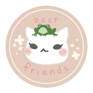 Best Friends Sticker