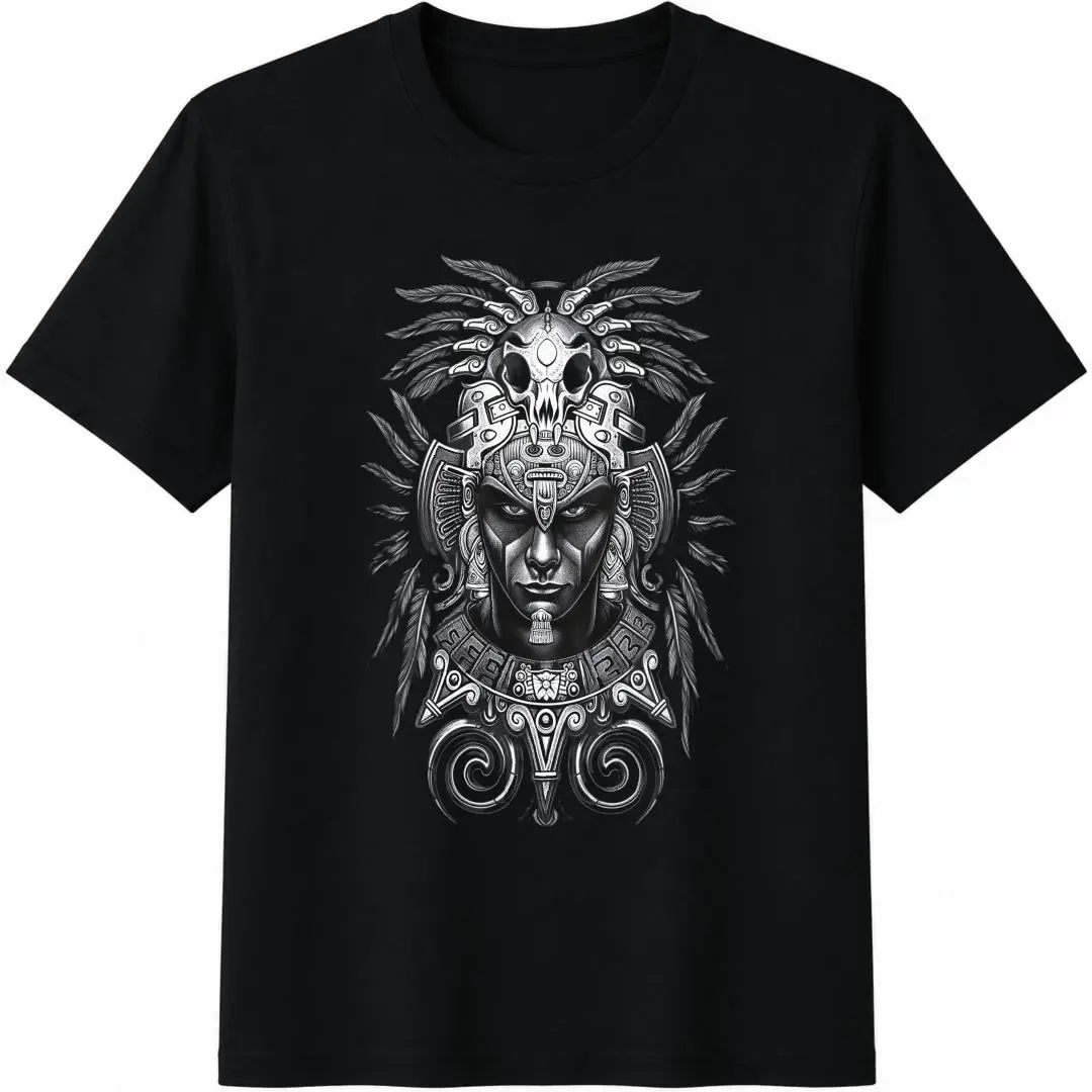 Warrior Halftone T-Shirt Design, DTF Shirt Design, DTG Tee Design, Semitono PNG, For Black Shirts XZUK
