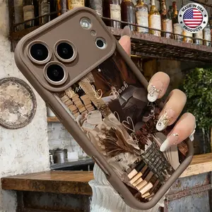 Vintage Book Lover Reading Collage Aesthetic Phone Case for iPhone 17 16 15 14 Pro Max 13 12 11 XR XS Plus Air Slim Lightweight Shockproof Anti Drop Protective Durable TPU Cover