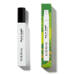 KIERIN 10 A.M. FLIRT - Eau de Parfum | Sensual Sandalwood Saffron Scent | 10ml | Unisex Niche Perfume | Olfactive Pop Art