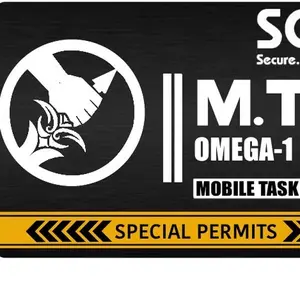 SCP MTF Mobile task force secure contain protect the Ultimate Rectangle Sticker for Anywhere & Anything  Minimal Tech Style | Waterproof | Perfect Fit for Laptops & Accessories - Unique Personalization