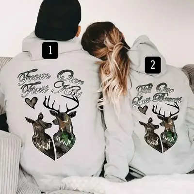 Hooded Sweatshirt Matching Hoodies For Bf And Gf Couple Matching
