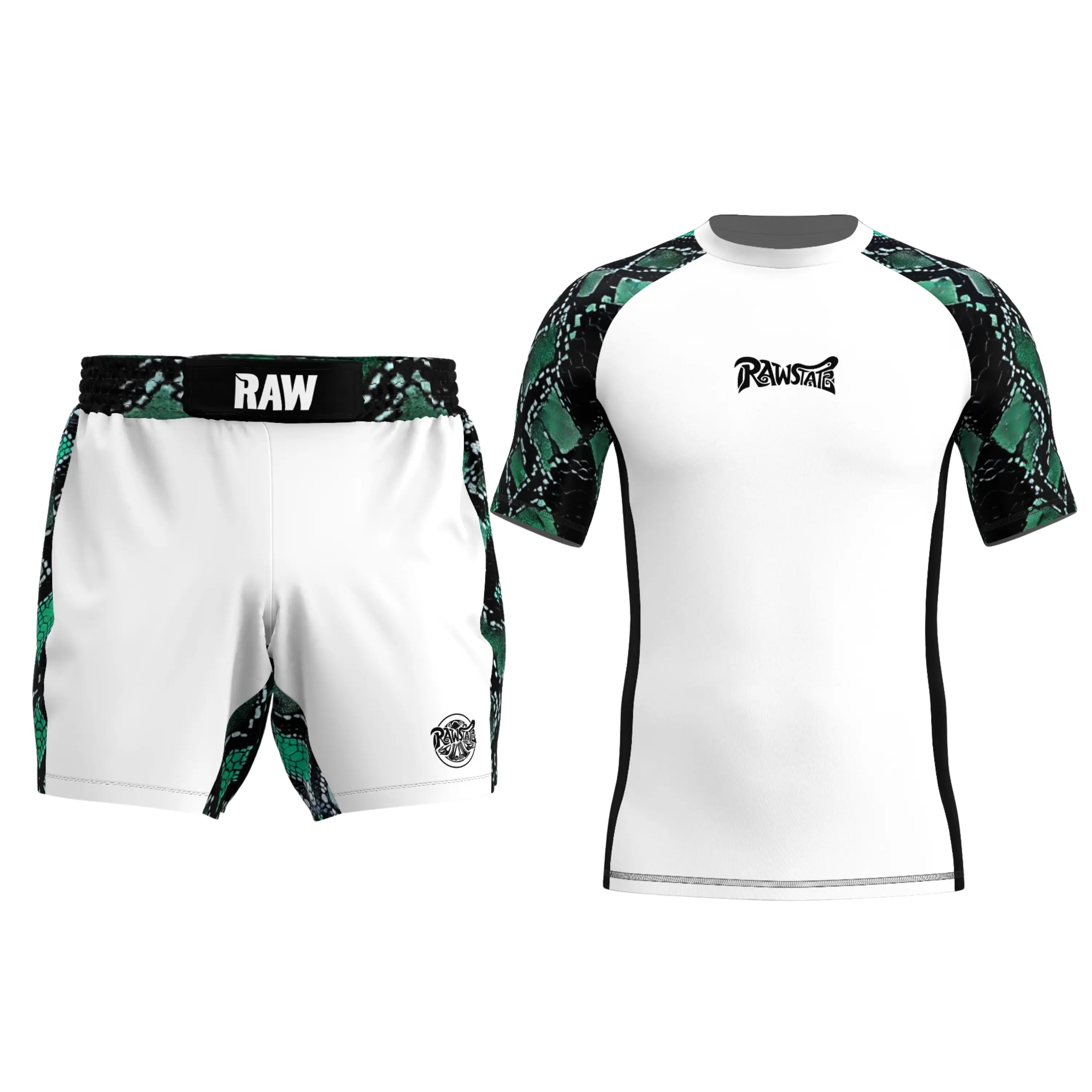 BOOMSLANG NO-GI GRAPPLING SET | RASH GUARD + GRAPPLING SHORTS