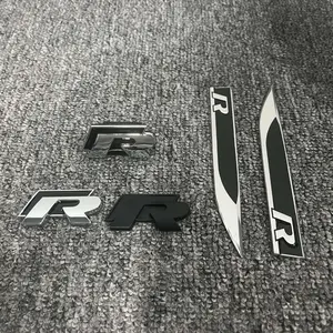 3Pcs Metal Car Trunk Logo Sticker Grill Emblems Badge Decals For VW Golf 2 3 4 5 6 8 MK2 MK3 MK4 MK5 MK6 MK7 MK7.5 Auto Parts
