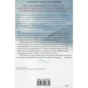 USED-His Word in My Heart: Memorizing Scripture for a Closer Walk with God by Janet Pope (Hardcover)