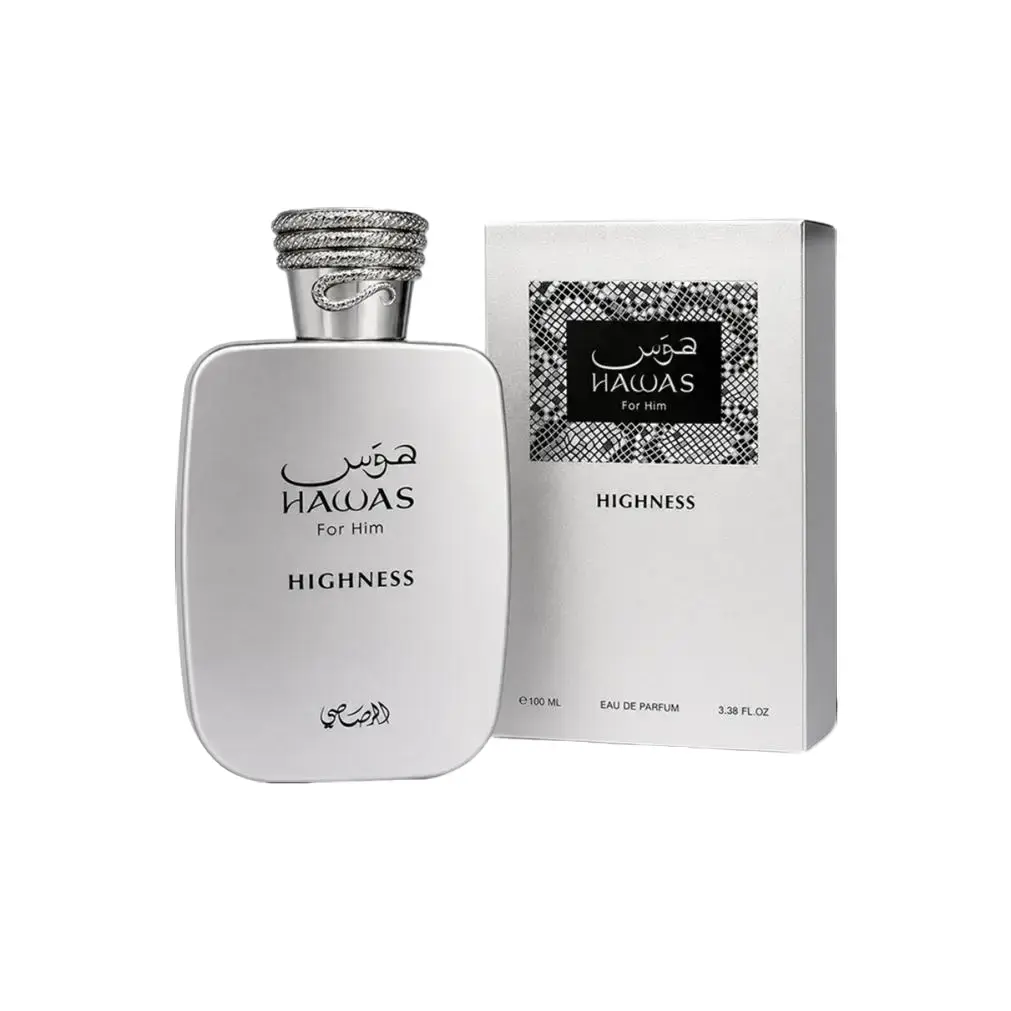 RASASI Hawas Highness Eau De Parfum Spray 100ML(3.4 Oz) Long Lasting Arabian Perfume For Men
