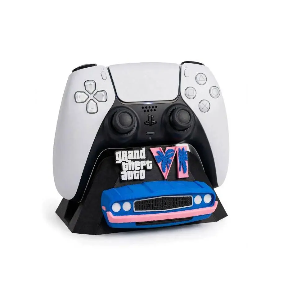 Grand Theft Auto PS5 Controller Stand with Car Design for Gaming Accessories