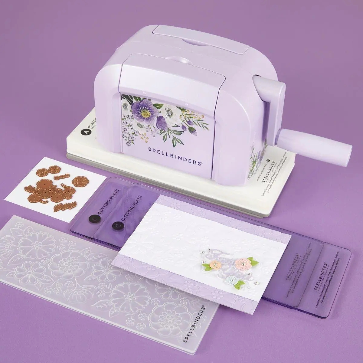 Lilac Shimmer Platinum Scout Die Cutting & Embossing Machine - 3.5" Platform - Limited Edition
