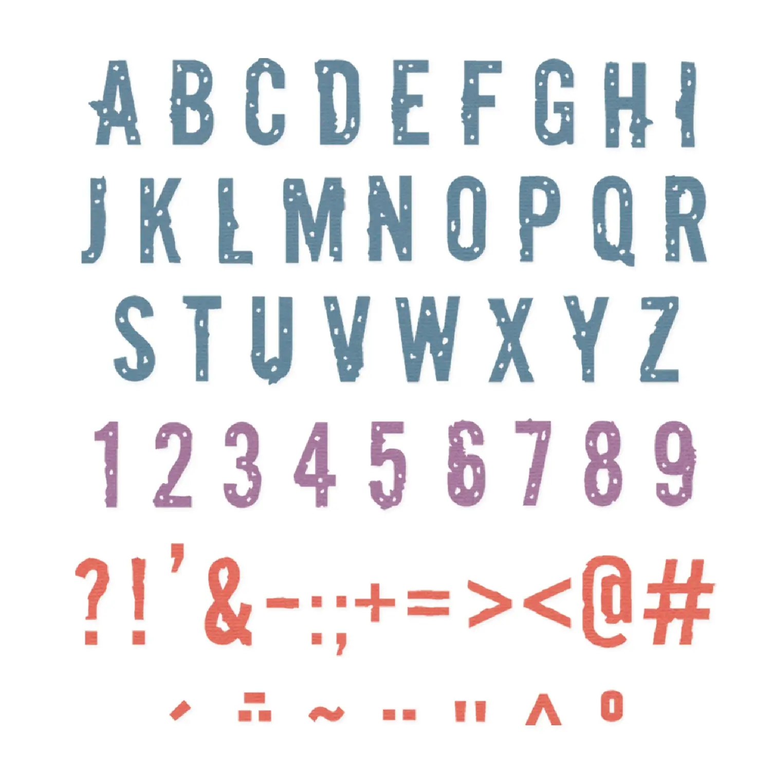 Sizzix Thinlits Die Set 43PK - Typography by Seth Apter
