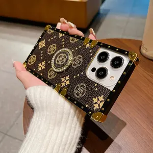 Floral Pattern Phone Case with Diamond Ring Holder, 360° Rotatable Phone Protective Cover, Shockproof Phone Protective Case Compatible with iPhone, Casing, Cellphone, Protector