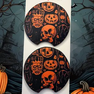 Halloween Coaster Round Stylish