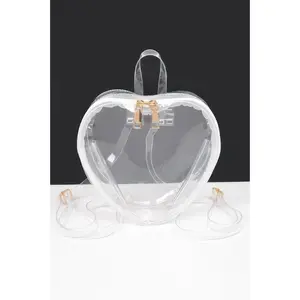 Heart Shape Clear Backpack