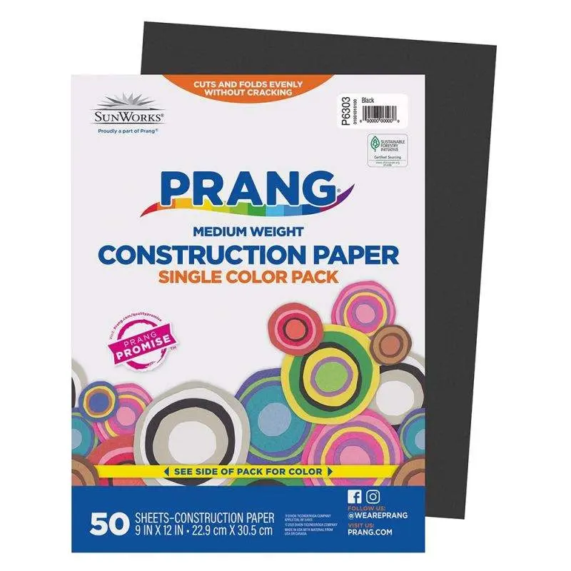 PRANG® Medium Weight Construction Paper (50 sheets) PRANG® Medium Weight Construction Paper (50 sheets)