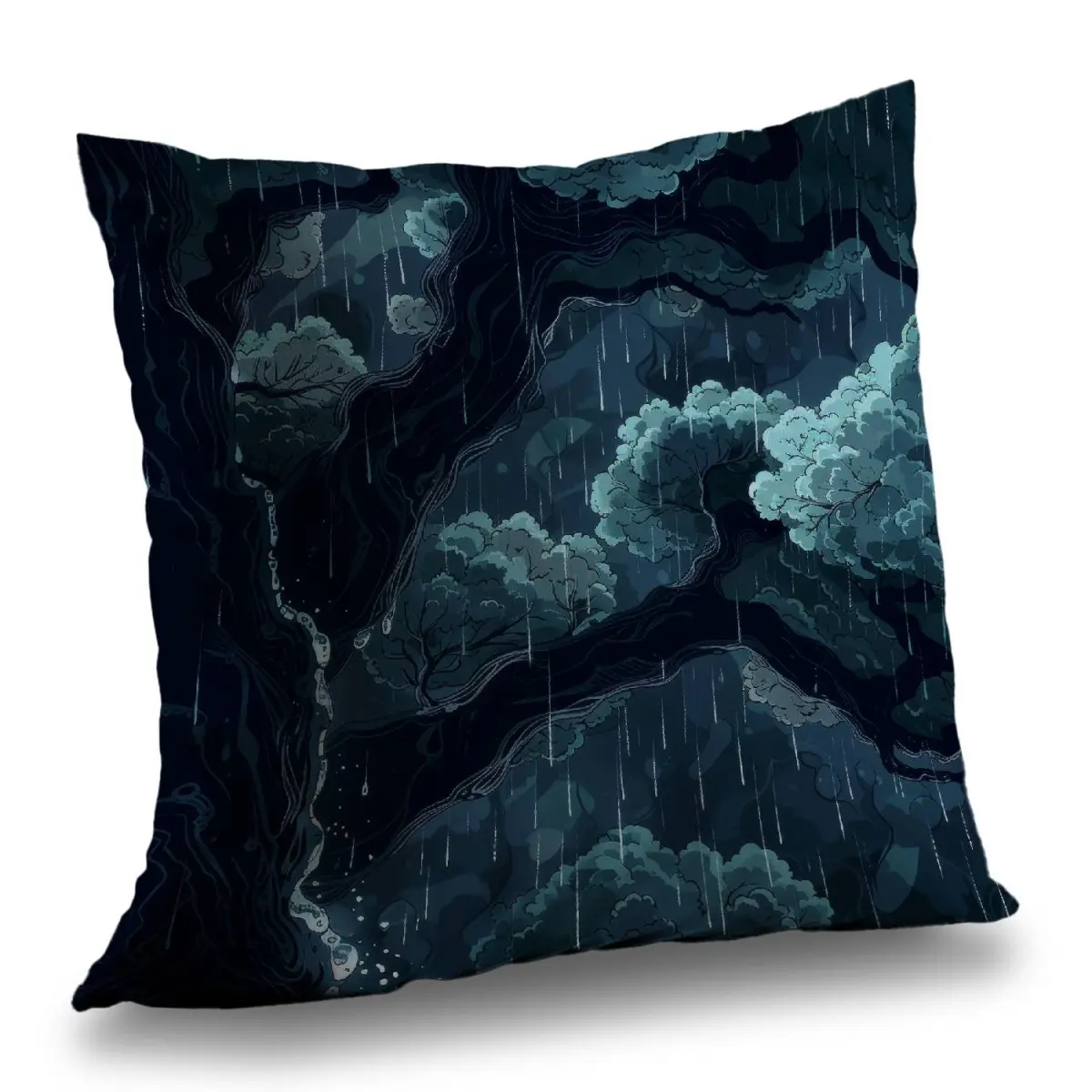 Conscious Sales C1PT1616GPHH6R 16 x 16 in. Canopy Gray Polyester Twill Throw Pillow Insert for Home Decor