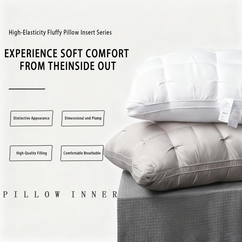 UFIST Luxury 5-Star Hotel Quality Pillow - Deep Sleep Neck Support, Non-Collapse High Pillow Core, Hypoallergenic Polyester Cover, Machine Washable, All-Season, Christmas Gift