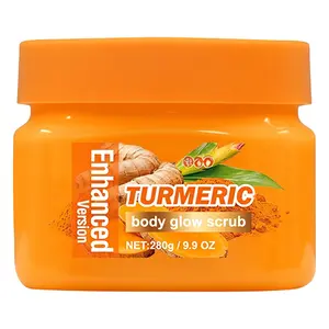 Turmeric Nourishing Body Scrub 280g – Natural Turmeric Extract Gentle Exfoliating & Moisturizing Care