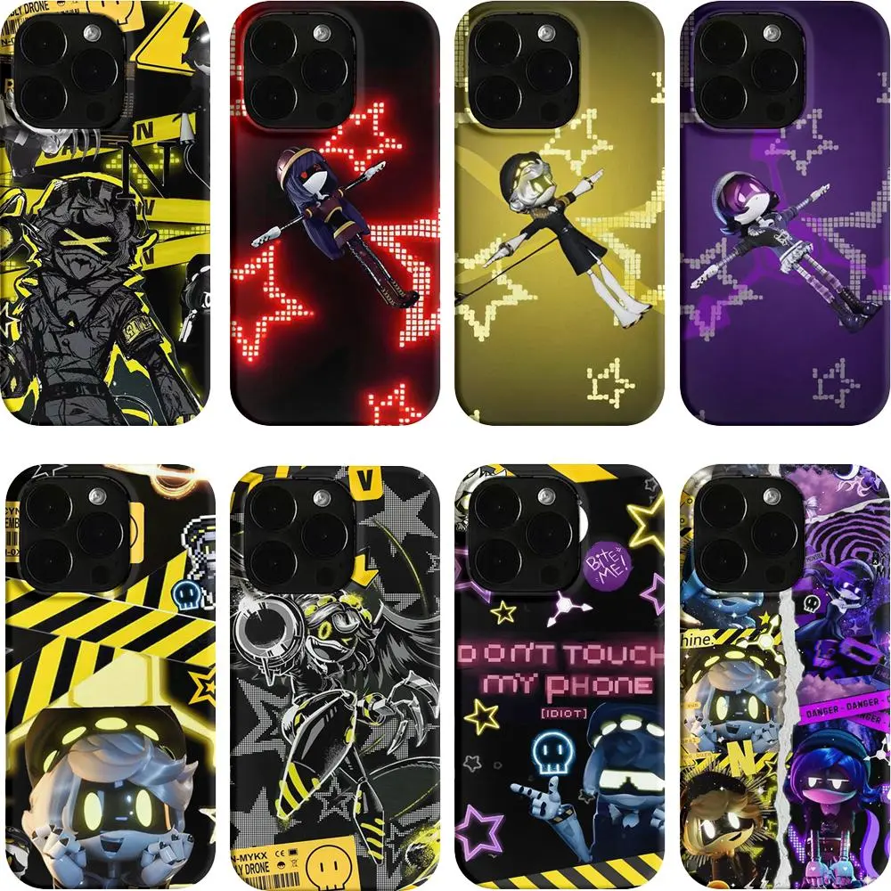Customized Murder Drones Anime Art Smartphone Case - Protective Polycarbonate-Silicone Hybrid Accessory, Anti-Scratch, Durable, Fits Multiple iOS/Android Devices (iPhone 17 Pro Max/Air,16 Pro,15,14 Plus,13,12,11; Samsung S26-S23 Plus Ultra) Great Gift, Du