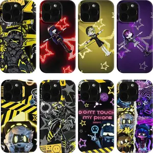 Stylish Murder Drones Anime Phone Case for iPhone 17 Pro Max Air 16 Pro 15 14 Plus 13 12 11 and Samsung S26-S23 Plus Ultra Anti-Scratch Protective Case Great Gift