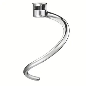 Dough Hook Replacement for KitchenAid 7QT Bowl-Lift Stand Mixers, Spiral and Stainless Steel Dough Hook for KitchenAid Mixers Attachment Accessories