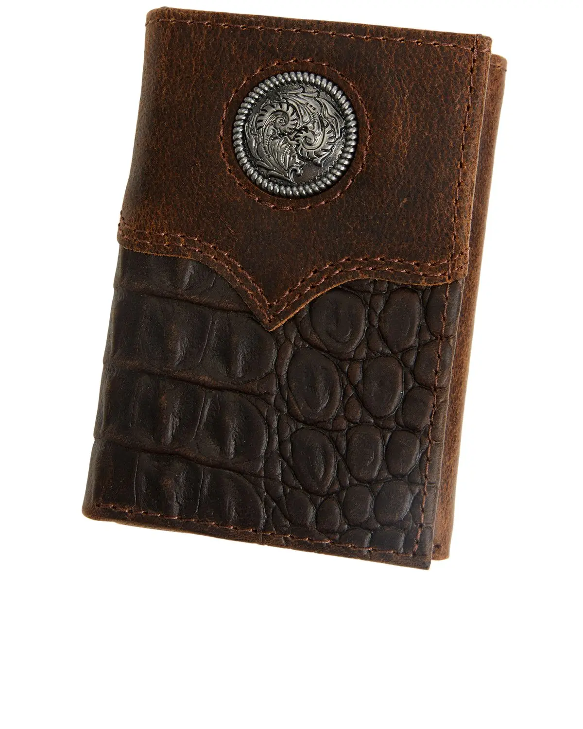 Cody James Men's Men'S Caiman Print Trifold Wallet - 2611157703