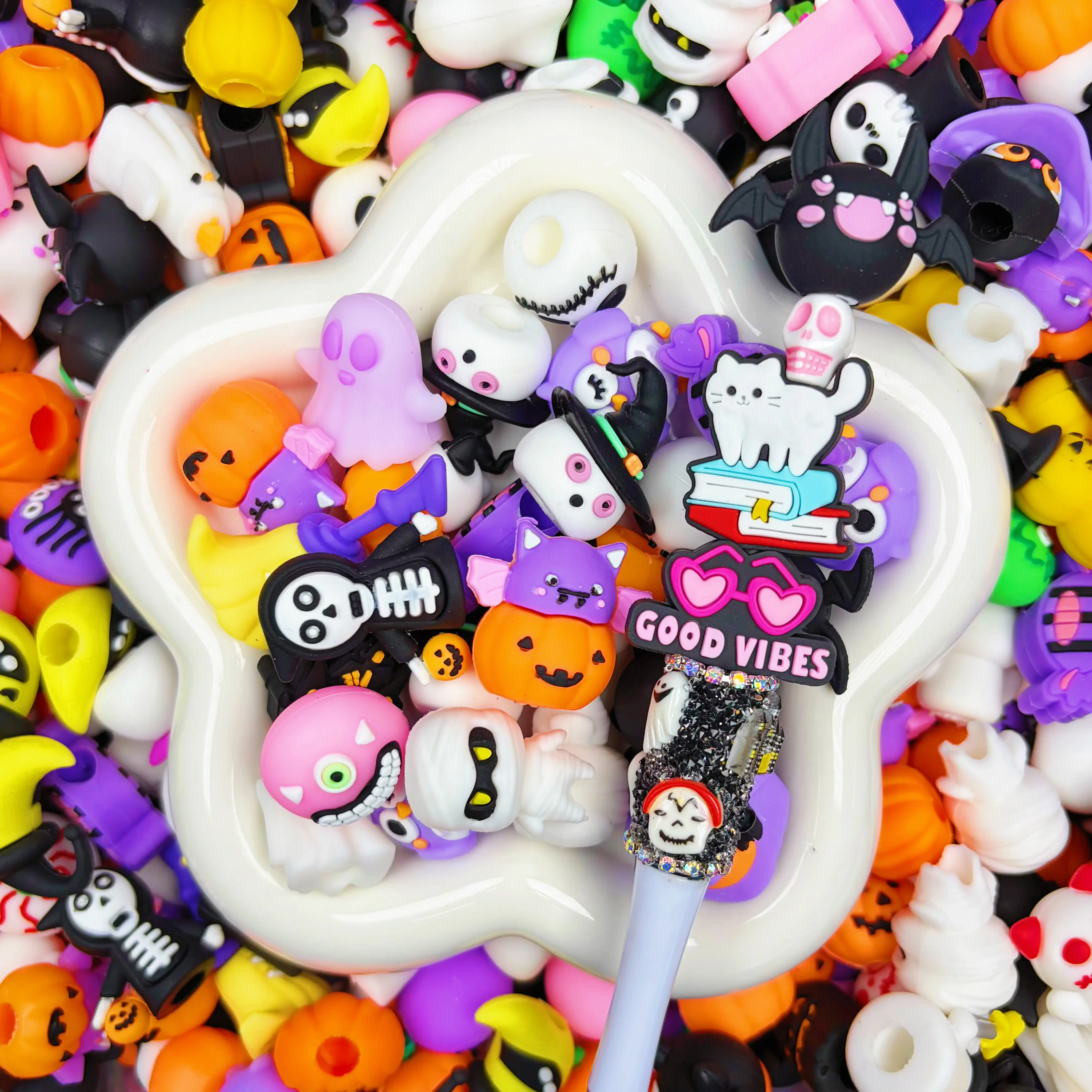 【For Pen】- Halloween Silicone Pen Toppers