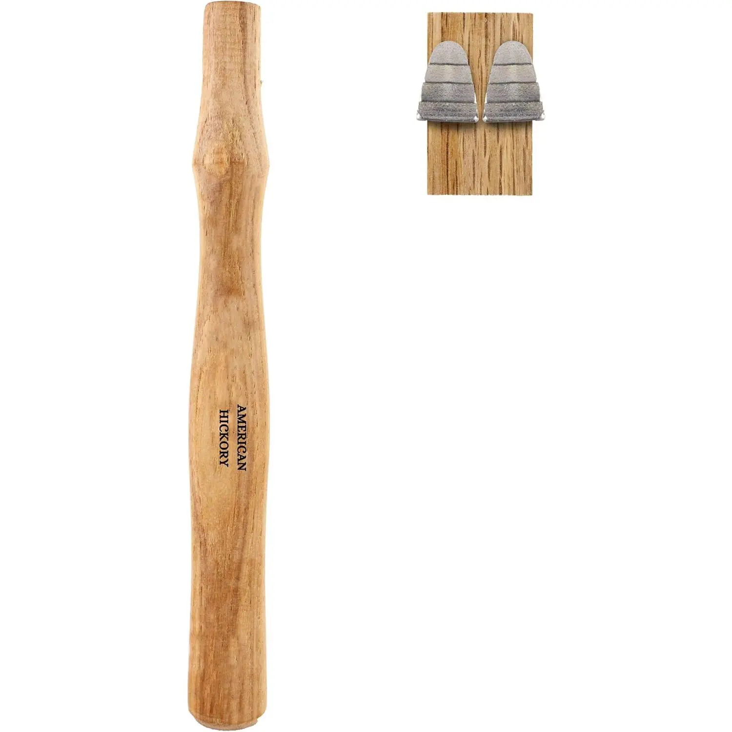 1 pack  Sledge hammer handle replacement for 2, 3 and 4 lb Complete Set with Wooden and Steel Wedges -  replacement ball pien hammer handle -  tool handle - Wooden handle hammers in bulkQuesear