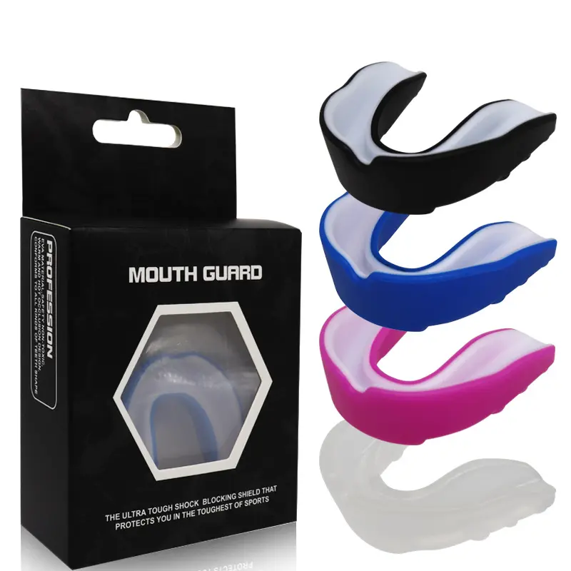 Adult Children's Sanda Training Basketball Boxing Sports Mouth Guard, Food Grade EVA Rugby Braces