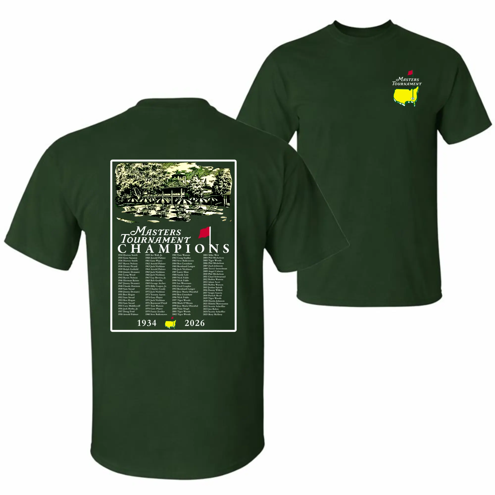 2026 Masters Tournament Augusta 92 Years Shirt, Golf Tournament T-shirt, Masters Golf T-shirt, The Masters Golf Cup Tee For Men, Gifts For Men