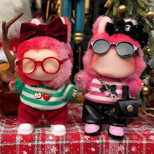 PicoMonster Holiday City Capsule | 5/6-Piece 7" Doll Outfit Set | Functional Micro-Bag & Mystery Charm | Luxury Gift Box (NO DOLL) Stuffed Doll Stuffed Animals