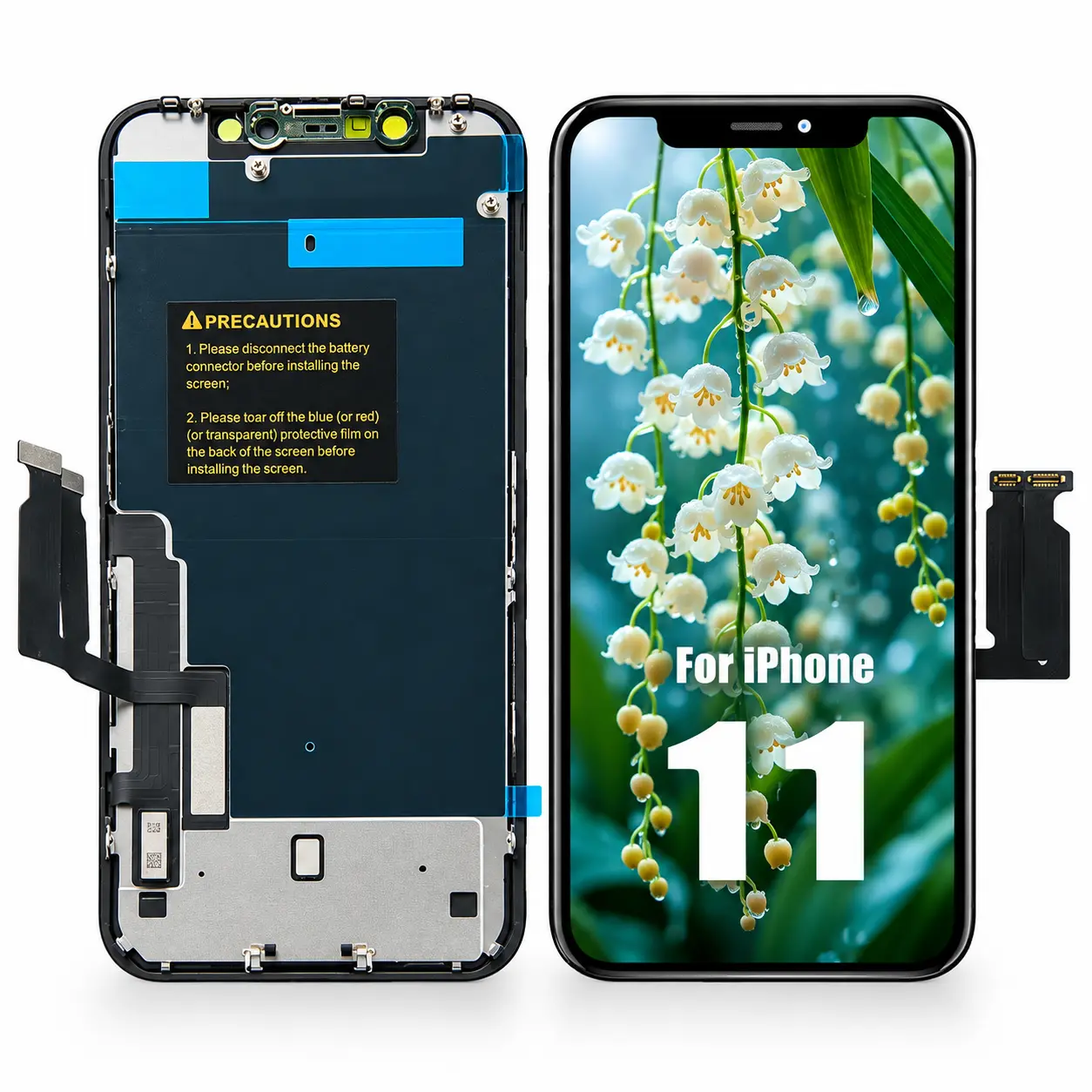 For iPhone 11/11 PRO/11 PRO MAX LCD Display Touch Screen Digitizer Assembly Frame Replacement