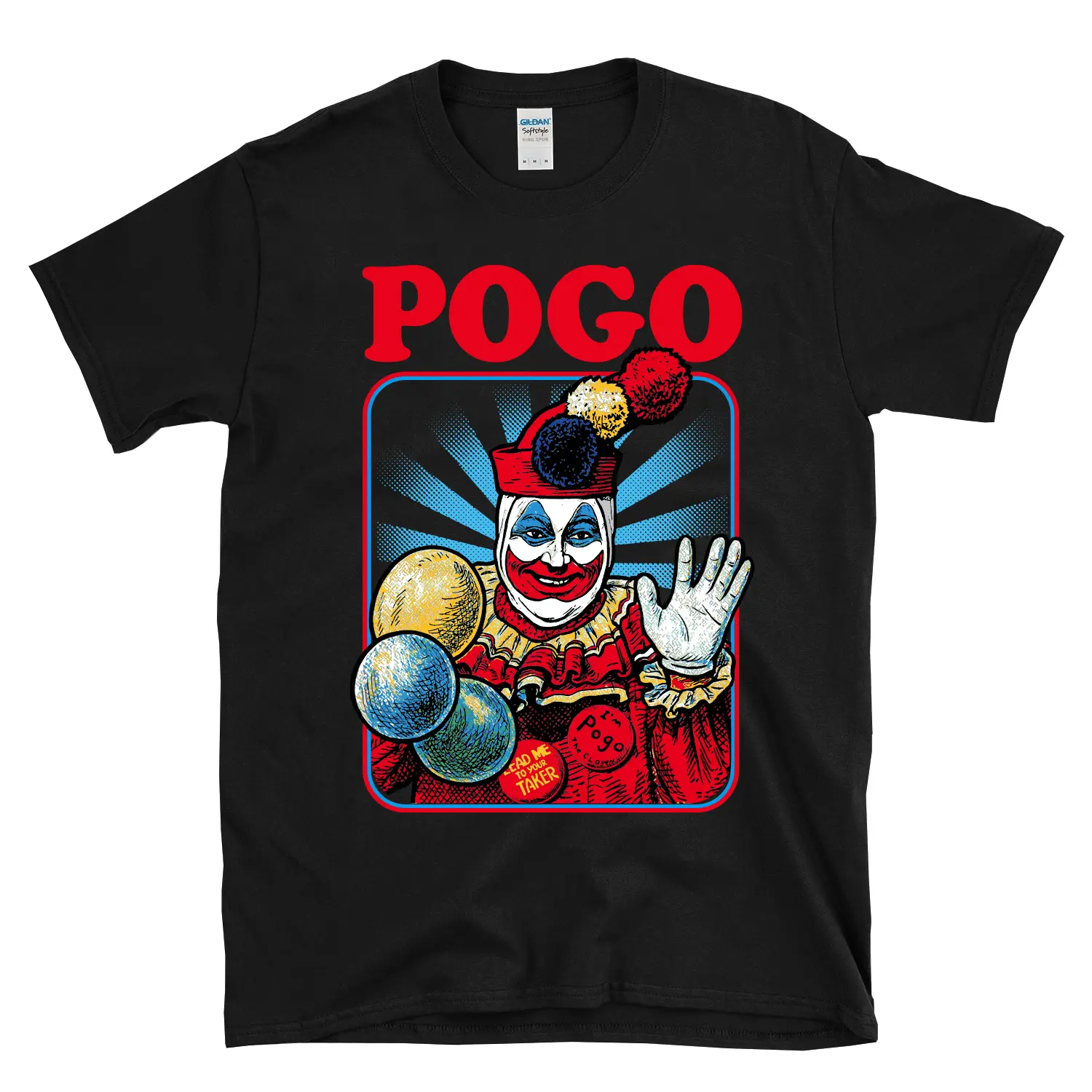 POGO THE CLOWN - Serial Killer John Wayne Gacy - T-shirt