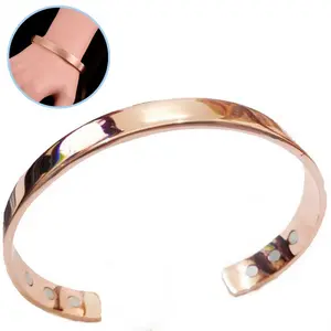 Copper Bracelet Magnetic Healing Bio Therapy Arthritis Pain Relief Bangle Cuff