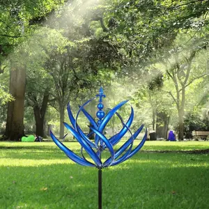 Metal Art Wind Spinner, Creative Design Wind Spinner, Outdoor Garden Decoration, Garden Sculptures & Statues, Garden Decoration Supplies