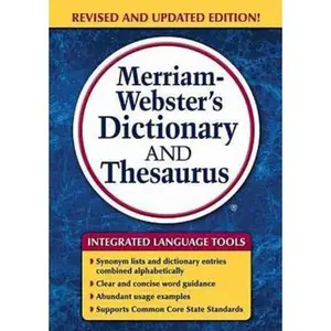 USED Book - Merriam-Webster's Dictionary and Thesaurus by Merriam-Webster Inc (Paperback) - english