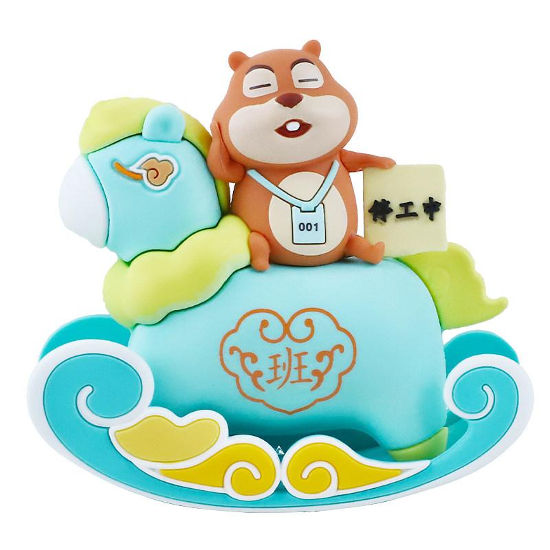 Miniso Bear Outpost Happiness Plus Series Blind Box – Year Of The Horse Collectible Figurine Desk Ornament, Great Gift Idea