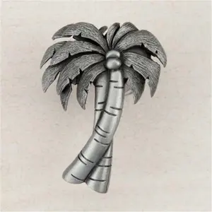 Acorn Manufacturing  Artisan Collection Palm Tree Knob, Antique Pewter